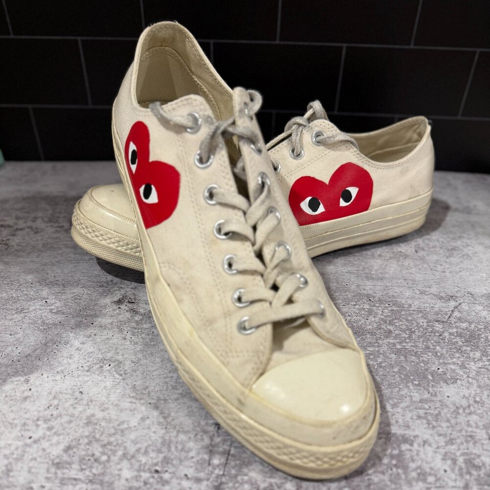 Converse Play COMME des GARCONS - White - Mens 11